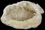 Fluorescent Calcite Geode Section - Morocco #89693-1